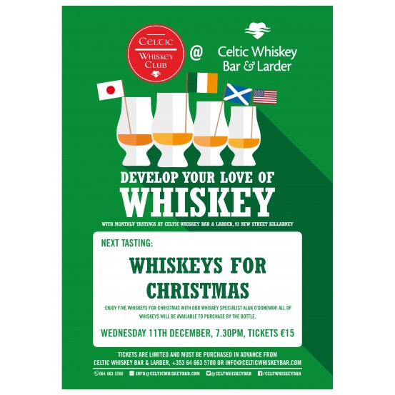 Whiskeys for Christmas Tasting